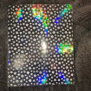Cute sparkly star folder
